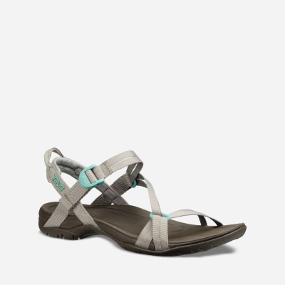 Teva Sirra - Women's Teva Hiking Sandals - Olive | India (SEGW30682)